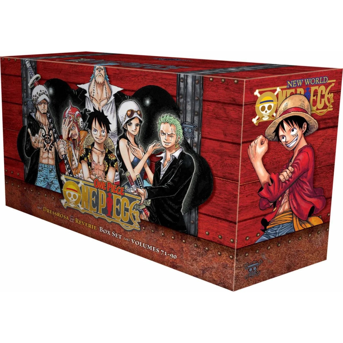 One Piece Box Set 4: Dressrosa to Reverie (Volumes 71-90)