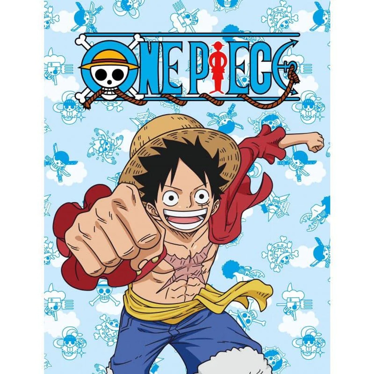 One Piece Luffy Fleece Blanket