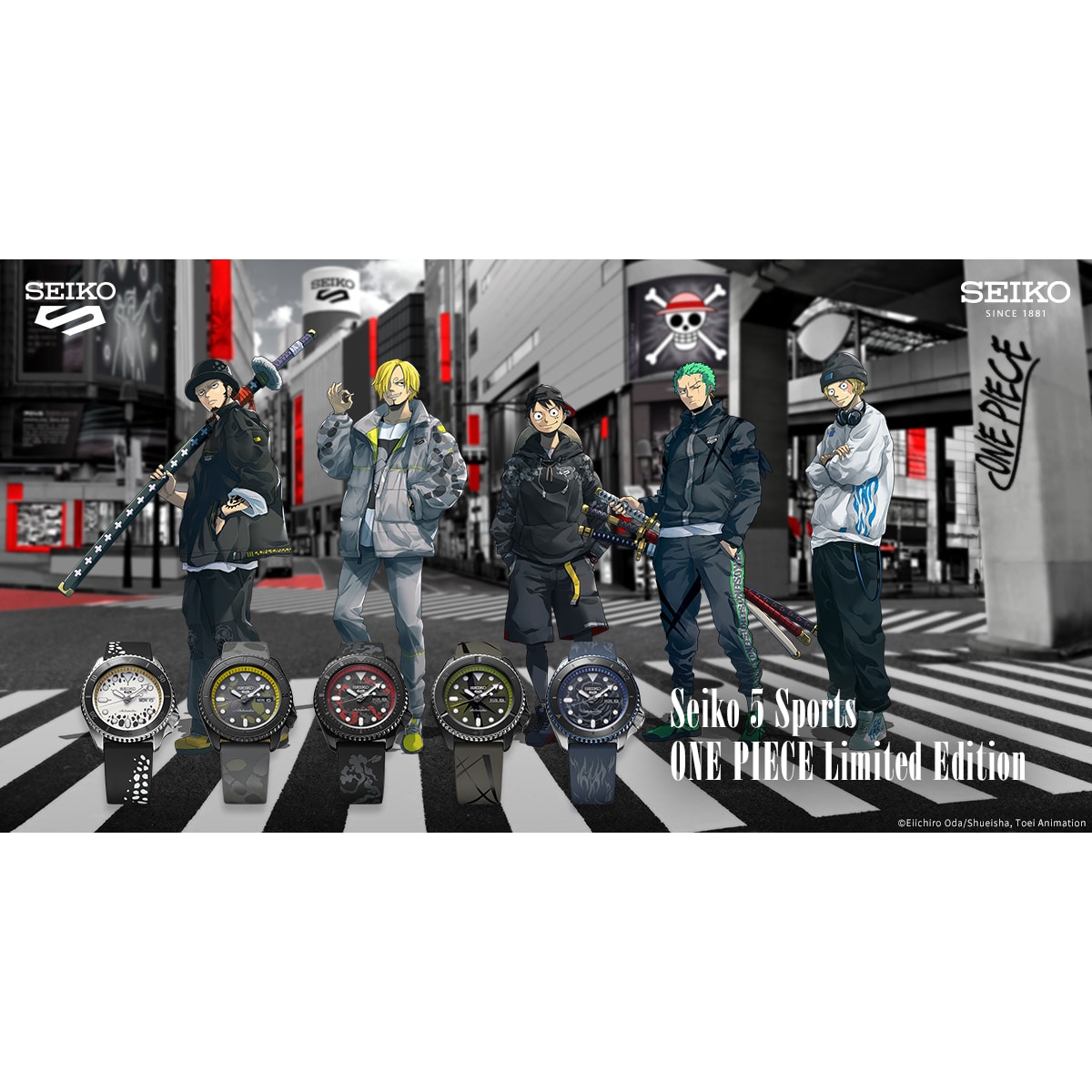 Seiko 5 Sports × One Piece Limited Edition Watch